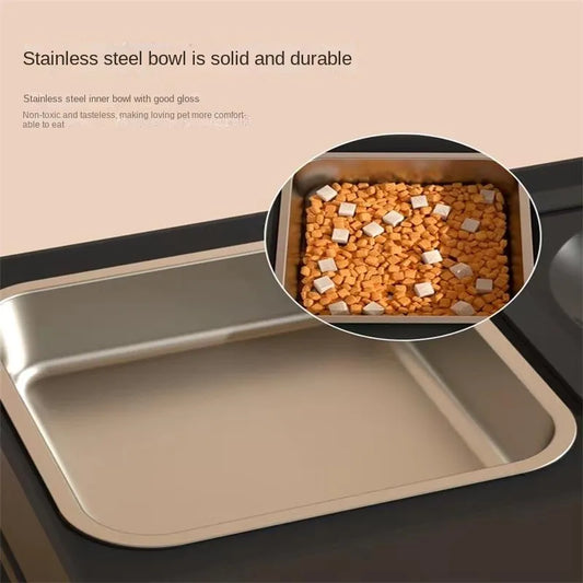 Adjustable Double Elevated Dog Bowls