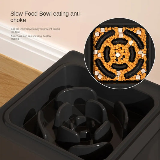 Adjustable Double Elevated Dog Bowls