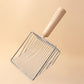 Wood Handle Metal Cat Litter Shovel